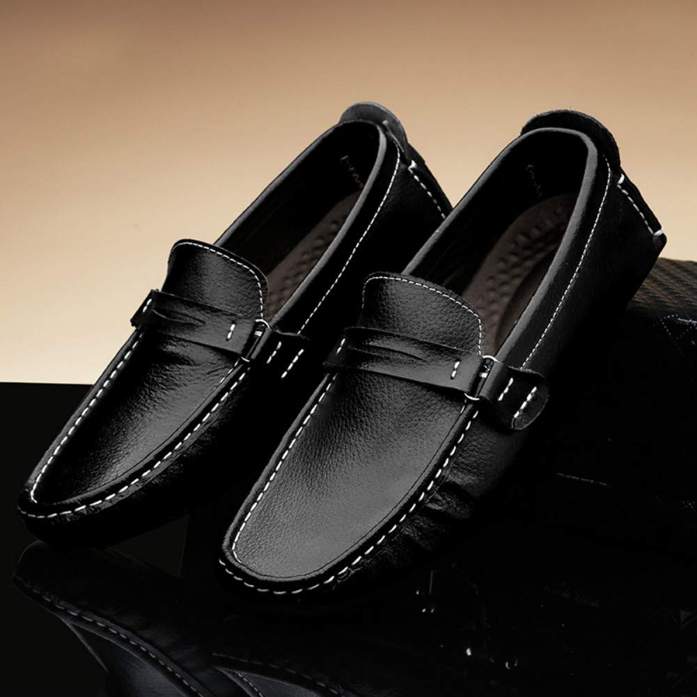 Men's Genuine Leather Penny Loafers - Hip Hop Attitude